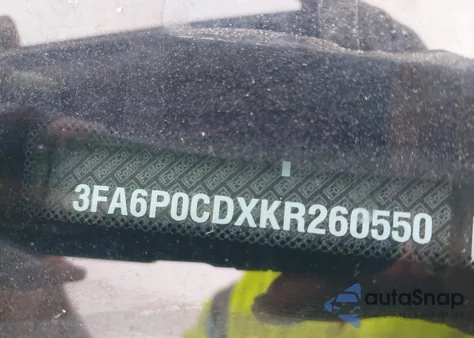 2019 Ford Fusion Sel из США, поврежденный, VIN 3FA6P0CDXKR260550